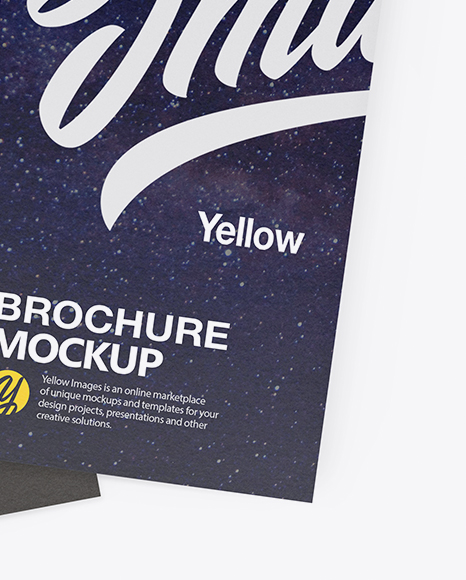 Two Textured Brochures Mockup PSD #1