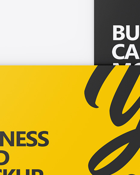 Two Business Cards Mockup PSD #6