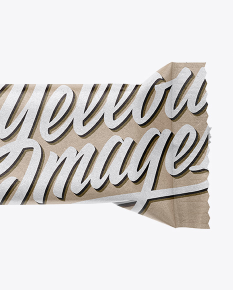 Kraft Snack Bar Mockup PSD #1