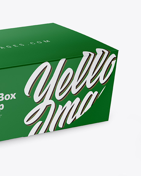 Matte Box Mockup PSD #1