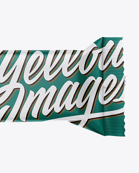 Matte Snack Bar Mockup PSD #1