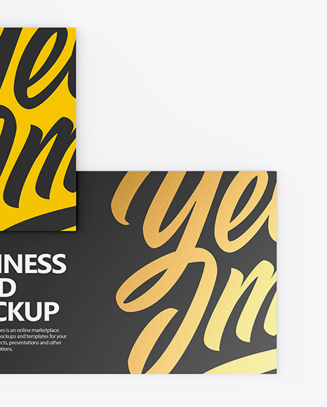 Two Business Cards Mockup PSD #1