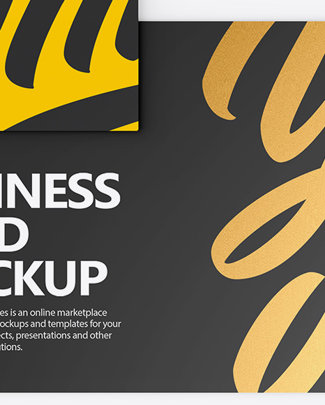 Two Business Cards Mockup PSD #6