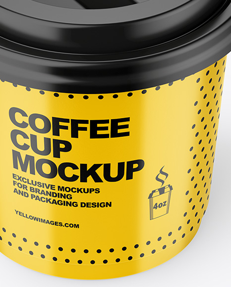 Glossy Coffee Cup Mockup PSD #4