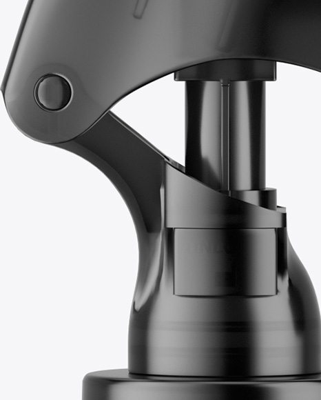 Glossy Spray Bottle Mockup PSD #6