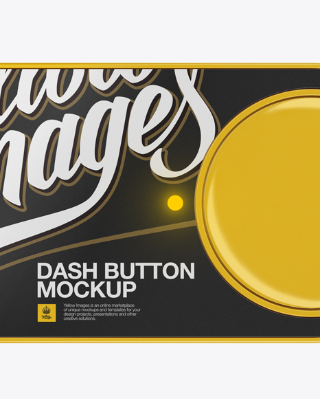 Dash Button Mockup   Top View PSD #2