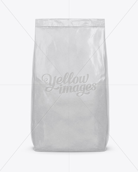 Download Glossy Paper Bag Mockup Front View In Bag Sack Mockups On Yellow Images Object Mockups Yellowimages Mockups