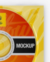 Download Open Digipak Mockup - Top View in Packaging Mockups on Yellow Images Object Mockups