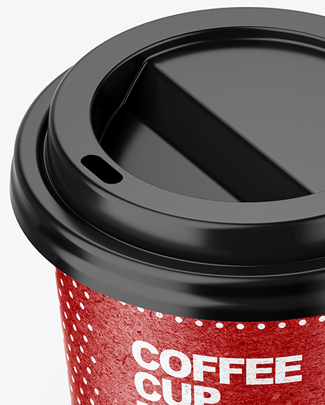 Kraft Paper Coffee Cup Mockup PSD #3