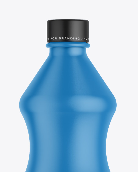 Matte Plastic Bottle Mockup PSD #2