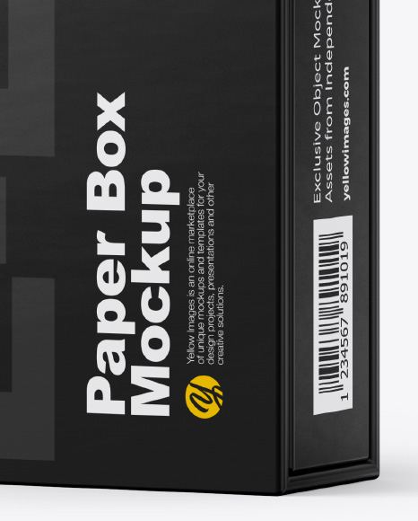 Download Box Mockup In Box Mockups On Yellow Images Object Mockups