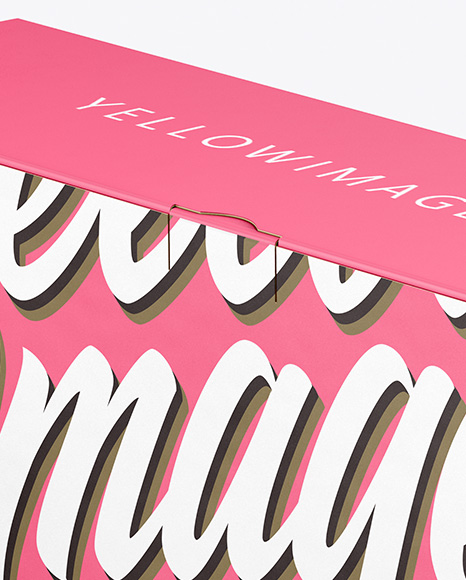 Paper Box Mockup PSD #2