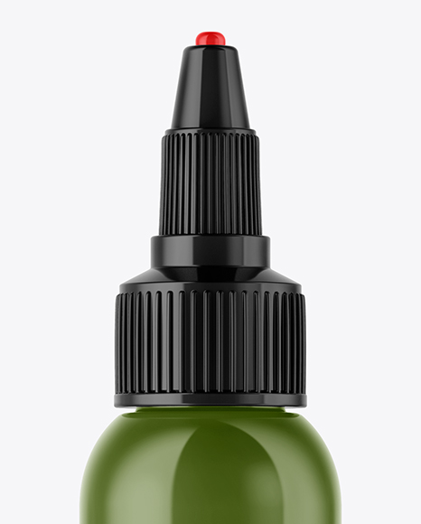 Glossy Dropper Bottle Mockup PSD #2