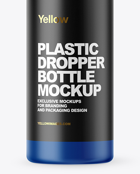 Matte Dropper Bottle Mockup PSD #1