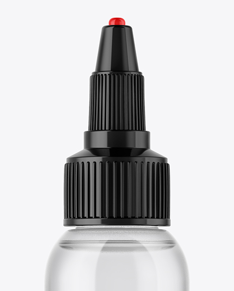 Clear Glass Dropper Bottle Mockup PSD #2