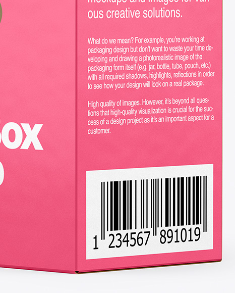 Paper Box Mockup PSD #1