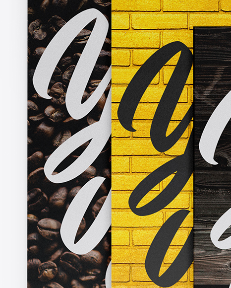 Three Brochures Mockup PSD #2