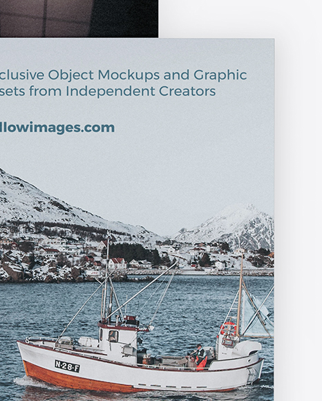 Three Textured Brochures Mockup PSD #1