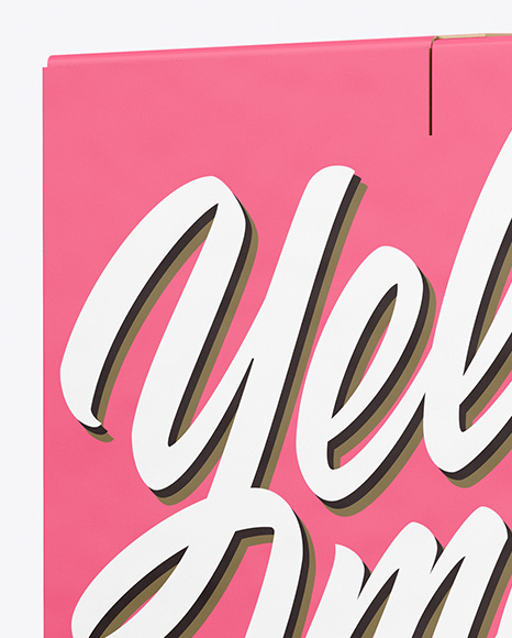 Paper Box Mockup PSD #2