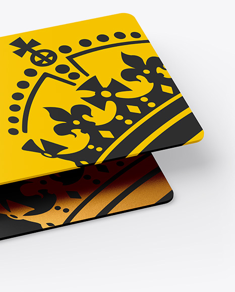 Two Plastic Cards Mockup PSD #1