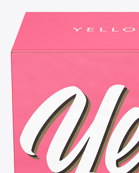 Paper Box Mockup PSD #2