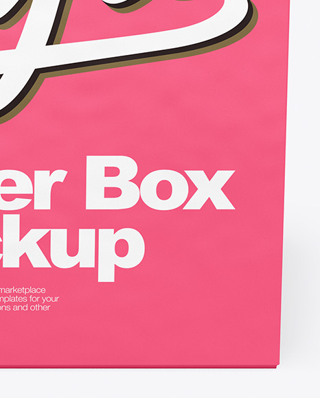 Paper Box Mockup PSD #1