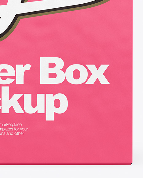 Paper Box Mockup PSD #1