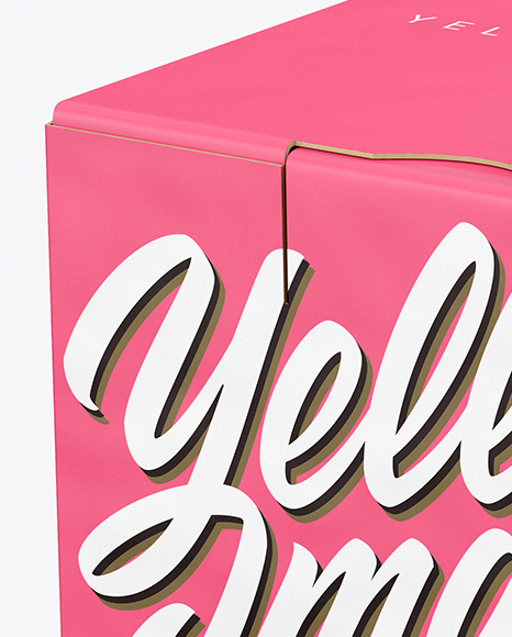 Paper Box Mockup PSD #2