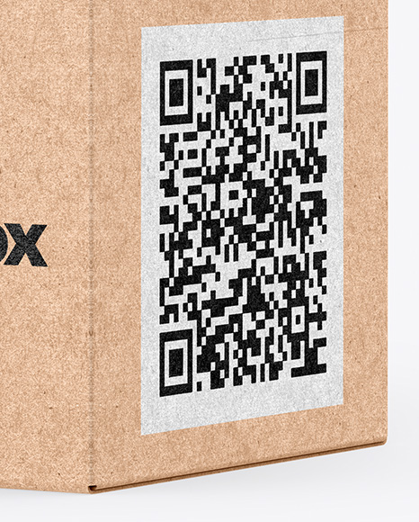 Kraft Box Mockup PSD #1