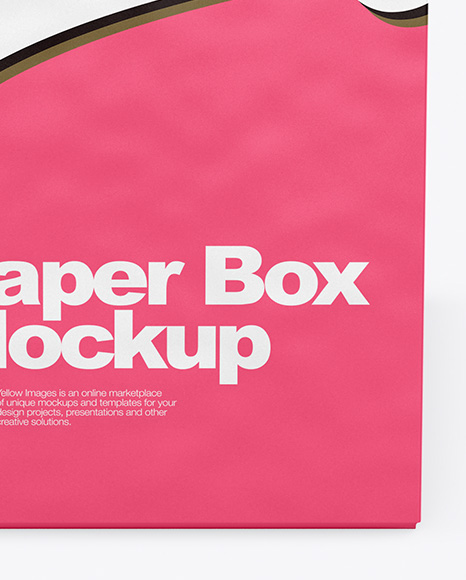 Paper Box Mockup PSD #1