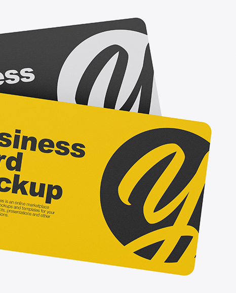 Matte Business Cards Mockup PSD #1