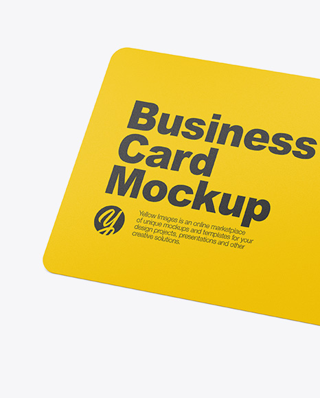Matte Business Cards Mockup PSD #2