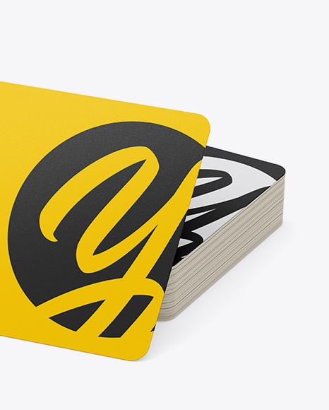 Matte Business Cards Mockup PSD #1