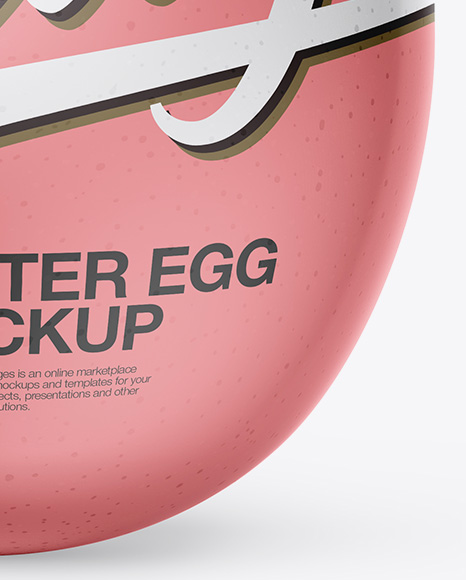 Download Egg Mockup - Front View in Packaging Mockups on Yellow ...