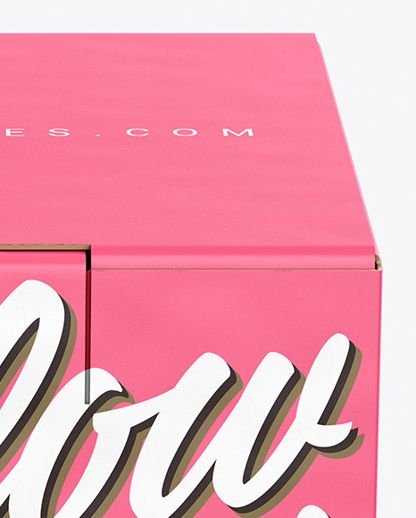 Paper Box Mockup PSD #2