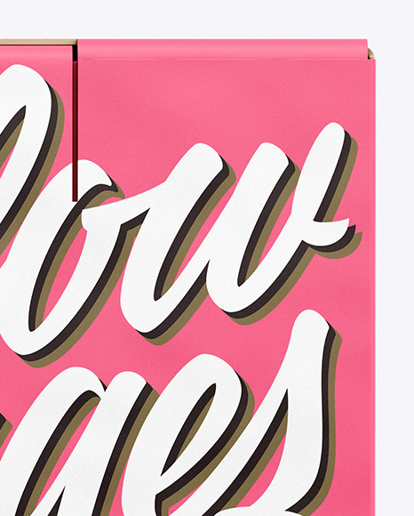 Paper Box Mockup PSD #2