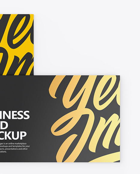 Two Business Cards Mockup PSD #1