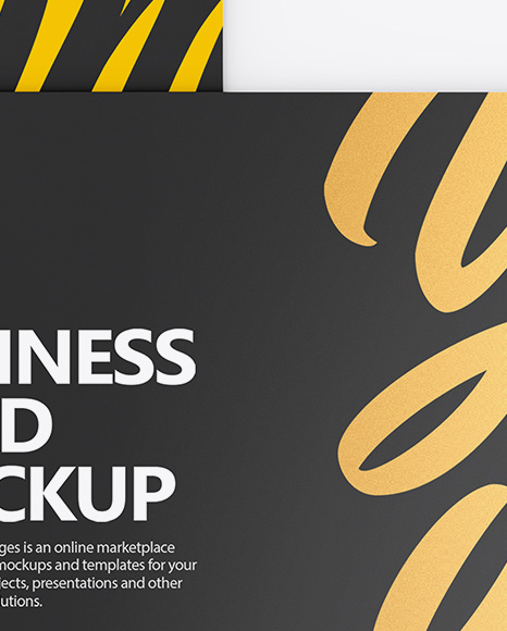 Two Business Cards Mockup PSD #6