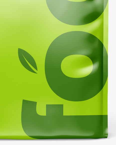 Glossy Food Bag Mockup PSD #1