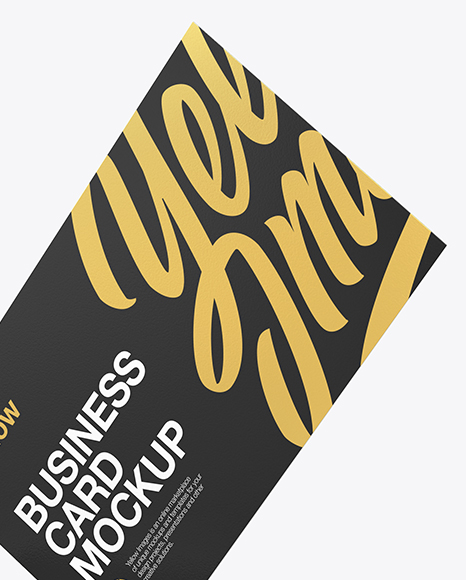 Stack of Business Cards Mockup PSD #1