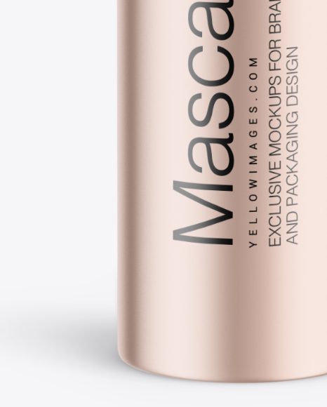 Download Metallic Mascara Tube Mockup In Tube Mockups On Yellow Images Object Mockups Yellowimages Mockups