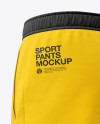 Download Men S Sport Pants Mockup In Apparel Mockups On Yellow Images Object Mockups