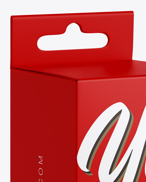 Matte Box Mockup PSD #2