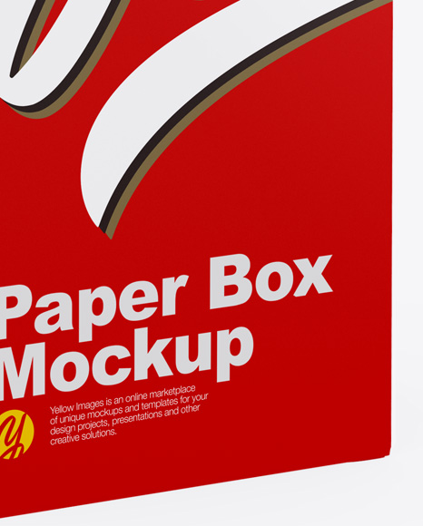 Matte Box Mockup PSD #1