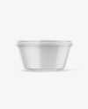 Matte Yoghurt Cup Mockup
