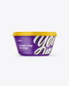 Matte Yoghurt Cup Mockup