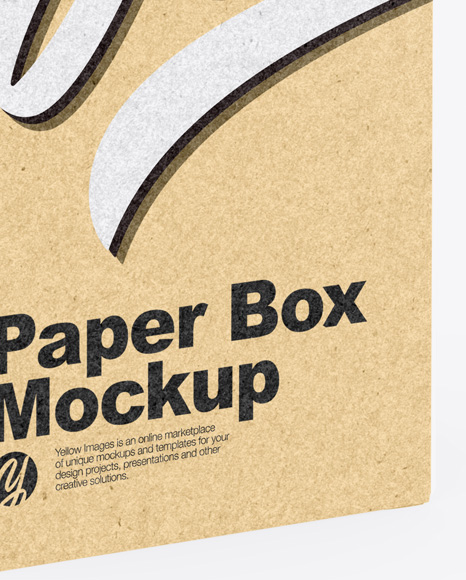 Kraft Box Mockup - Free Download Images High Quality PNG, JPG