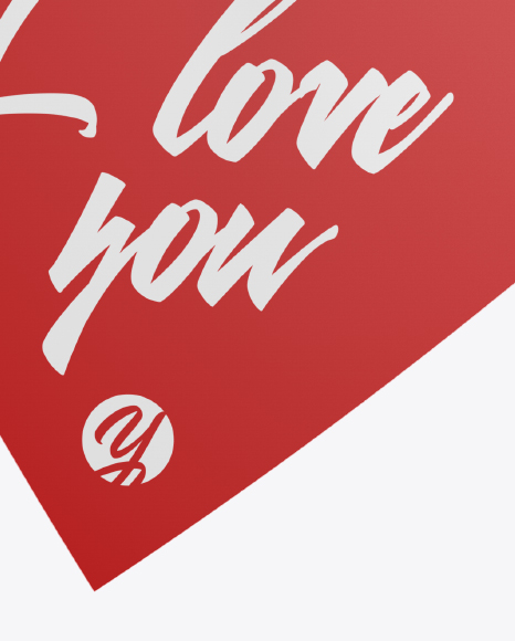 Download Heart Shaped Matte Carton Box Mockup High Angle Shot ... Yellowimages Mockups