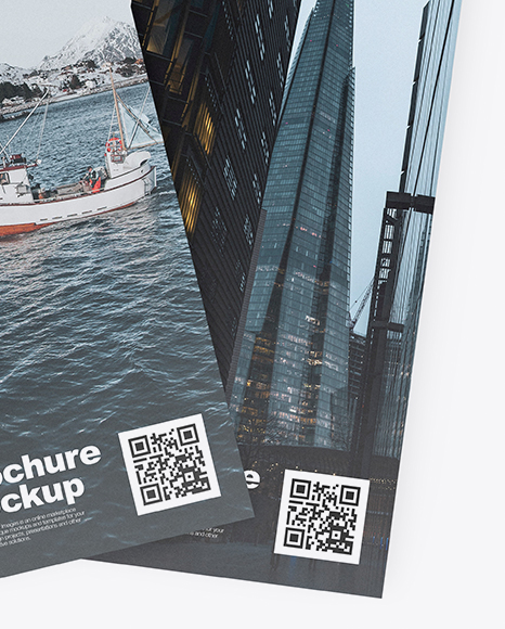 Three Brochures Mockup PSD #1