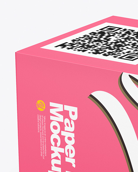 Paper Box Mockup PSD #2